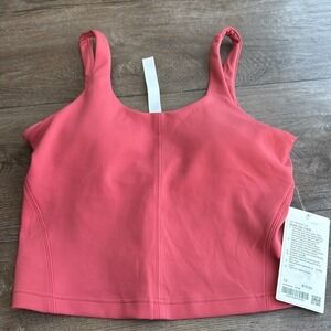 Lululemon Glow Up Tank Top‎  Desert Red size 12 NWT 🌹